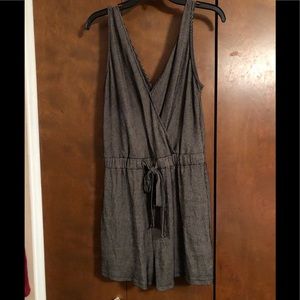 Black/Grey Romper